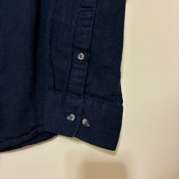 Racing Green British Style Button Up Shirt Men’s M Charcoal Long Sleeve - Picture 3 of 8